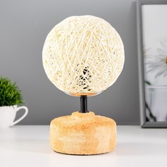 RISALUX Настольная лампа "Венера" Е14 40Вт оранжевый 12х12х26см