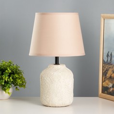 RISALUX Настольная лампа "Аврелия" Е14 40Вт бежевый 20х20х33см