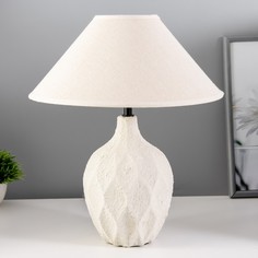 RISALUX Настольная лампа "Мериса" Е14 40Вт серый 30х30х37см