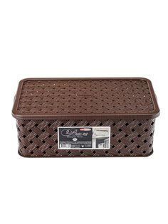Шкатулка для украшений и драгоценностей из пластика Elfplast 3 л. 346-Эльф-Коричневый