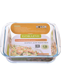 Форма для запекания Loraine стеклянная 24,9см 20677