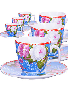 Кофейный набор Loraine 12 предметов фарфор 80мл 24757