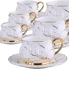 Чайный набор Loraine 12 предметов фарфор 200мл 31138