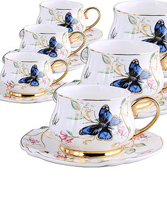 Чайный набор Loraine 12 предметов фарфор 200мл 31136