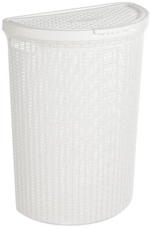 Корзина для белья Eco Style 460х265х610мм (белый) Бытпласт