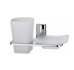 Держатель стакана и мыльницы WasserKraft Leine
