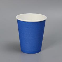 Стакан "Синий", для горячих напитков 250 мл диаметр 80 мм (50 шт) No Brand