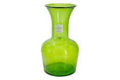 Ваза San Miguel Enea 33см зелёная стекло VSM-5649-DB750_