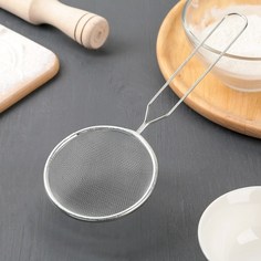 Сито Доляна 8 см, с ручкой