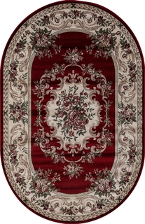 Ковер российский AkTs 150x230 см красный