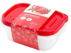 Посуда из пластика OURSSON CP1784S/RD набор контейнеров прямоуг.0,85л. Kelli