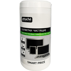 Салфетки Attache Selection Smart Price д/поверхн туба 100шт/уп 135х165 МБЛ, (2шт.)