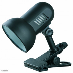 Настольная лампа CAMELION H-035 с02 на прищепке черный