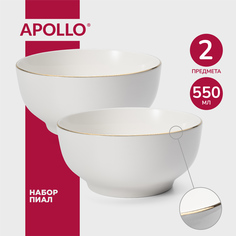 Тарелка глубокая суповая из фарфора, Apollo "Cintoro" 14 см 550 мл 2 предмета