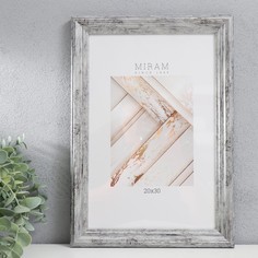 MIRAM Фоторамка пластик "МИРАМ" 20х30 см, 642623-8, (пластиковый экран)