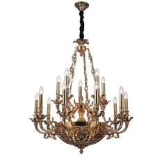 Подвесная люстра Lucia Tucci Firenze 1781.15.3 Antique Gold