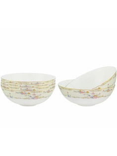 Набор из 6 салатников Fleur Lenardi 18 см 145-327