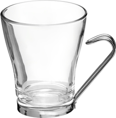 Чашка, кружка, пиала для чая Bormioli Rocco стекло;нержавеющая сталь 220мл 1
