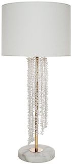 Лампа настольная Garda Decor Medusa белый K2KR0700T-1