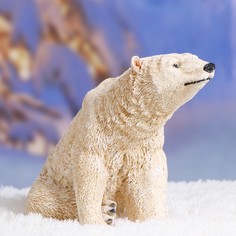 Фигура "Белый медведь сидит" Хорошие сувениры