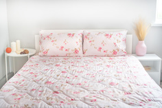 Комплект постельного белья с одеялом SELENA Орнелла 1,5 сп, полисатин , наволочка 2 шт