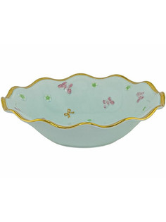 Салатник Lenardi Бабочки фарфор 24см 144-428