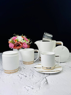 Чайный сервиз Lenardi Hanomi костяной фарфор 16 предметов 145-470