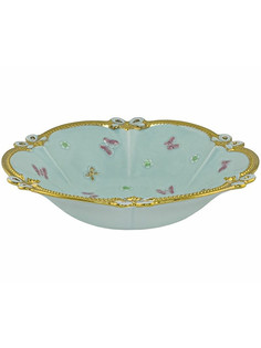 Салатник Lenardi Бабочки фарфор 30,5см 144-414