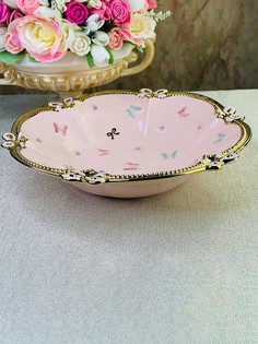 Салатник Lenardi Бабочки фарфор 30,5см 144-328