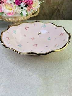 Салатник Lenardi Бабочки фарфор 30,5см 144-341