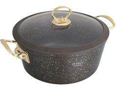 Кастрюля Zeidan Z-501015 Espresso Granite-Pfluon обьем 7.5л диам 28см
