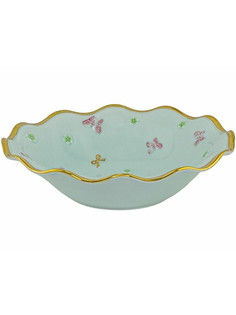 Салатник Lenardi Бабочки фарфор 30,5см 144-427