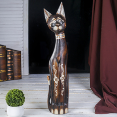 Сувенир дерево "Кошка" 60 см No Brand