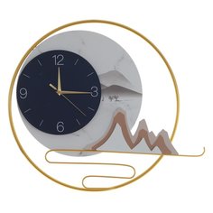 Часы настенные интерьерные металл ALAT Home Золотые чернила 57х4х50см 772994