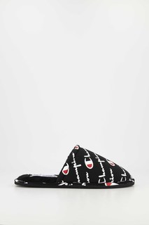 Тапочки мужские Champion Slide SLEEPOVER SCRIPT черные 44 EU