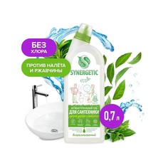 Чистящее средство Synergetic "Чайное дерево и эвкалипт", гель, для сантехники, 700 мл