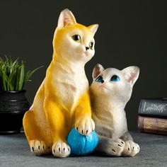 Копилка "Котята" 22х23х25см No Brand