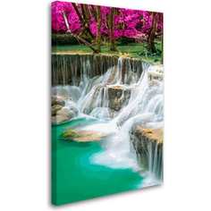 Студия фотообоев Постер Каскад водопадов, 120x75 2535995