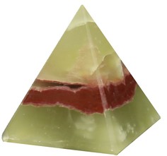 Пирамида T&Z_Mineral ручной работы из натурального камня Оникс 3 см