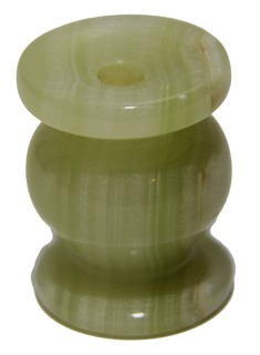 Подсвечник из натурального камня Оникс для церковной свечи 4,3 см 1 шт T&Z Mineral