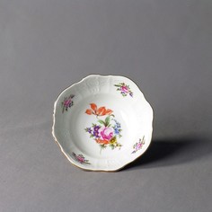 Салатник круглый Bernadotte, декор Мейсенский букет, 19 см