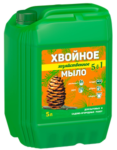 Мыло Фермерское Хозяйство Ивановское хвойное хозяйственное 5000мл