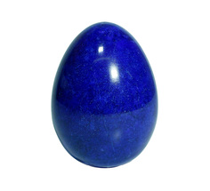Сувенир из натурального камня Оникс T&Z_Mineral Яйцо 7х5 см синее