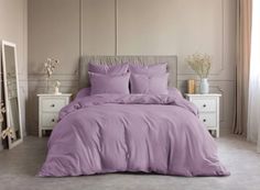 Простыня обычная "Ночь Нежна" поплин гл/кр "Аметист"; Евро