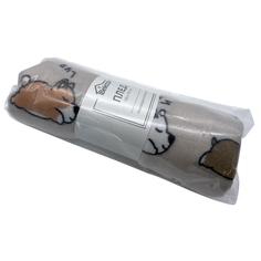 Плед флисовый Sleep Dog 130x170см, пл.150гр/м2 (6153494) Belezza
