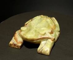 Фигурка из натурального камня Оникс T&Z_Mineral Денежная лягушка 5 см