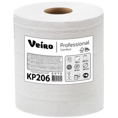 Полотенца бумажные Veiro Professional Comfort в рулонах с ЦВ 2 слоя, 200 метров (6 шт) No Brand