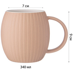 Кружка Lefard Coffemania 340 мл бежевая