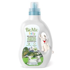 Жидкое средство для стирки BioMio Bio-sensitive baby, гель, для детского белья, с кондицио
