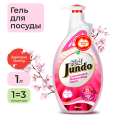 Гель для мытья посуды и детских принадлежностей Jundo Эко Концентрат Сакура 1 л